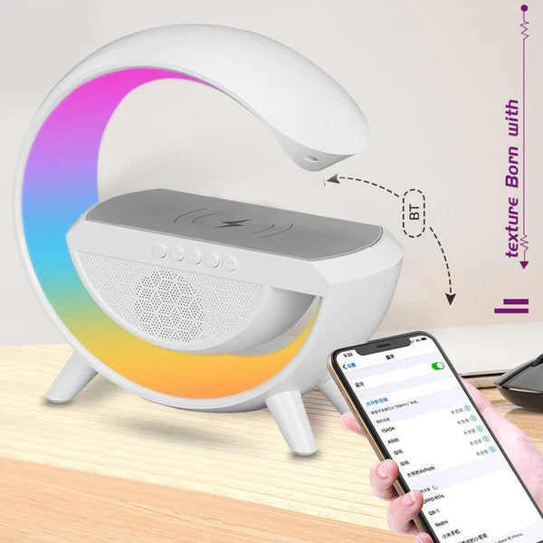 BIG G LED WIRELESS CHARGING WITH SPEAKER
