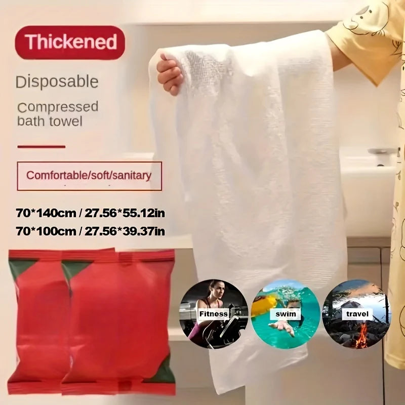 Disposable Compressed Bath Towels Large Size