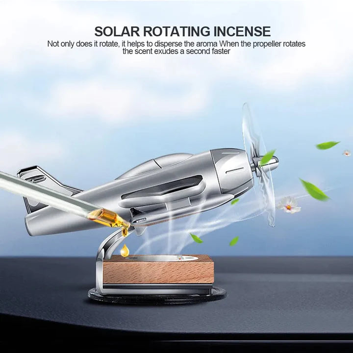 Car Air Freshener Solar Aircraft Decoration
