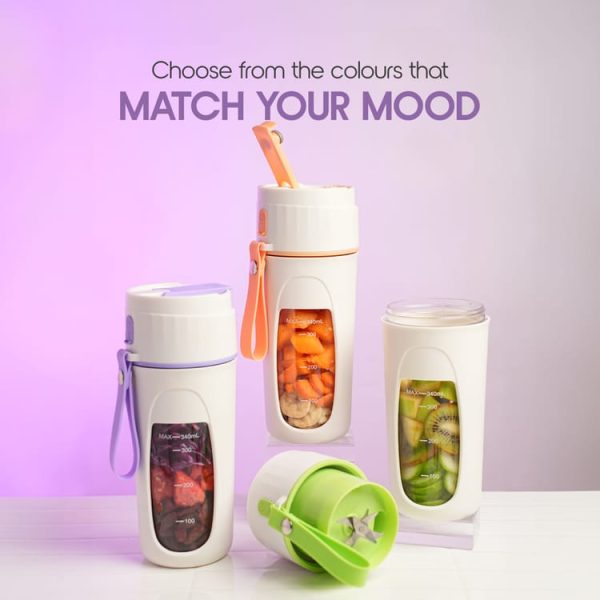 Usb Rechargeable Juicer Blender- 8 Blades