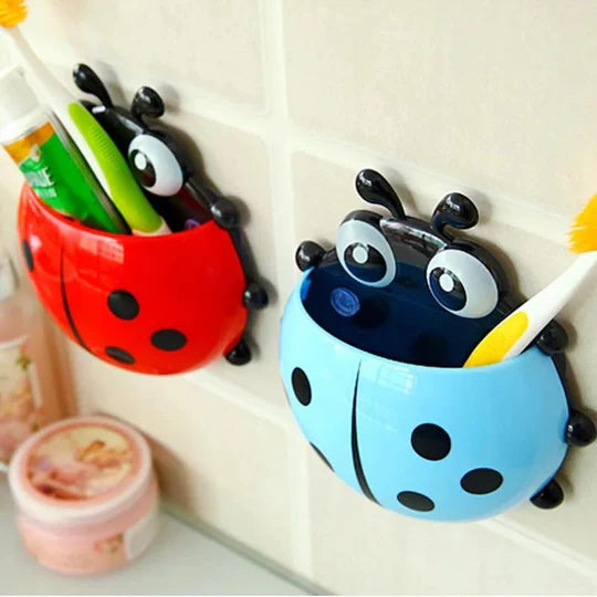 Lady Bug ToothBrush Holder( Pack of 2)