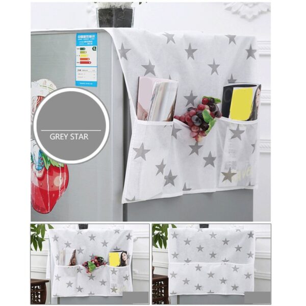 2 Pcs Set Microwave Oven Cover and Fridge Cover