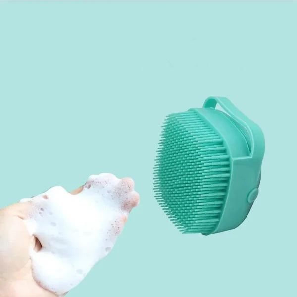 Bath Body And Hair 2 In 1 Silicone Brush