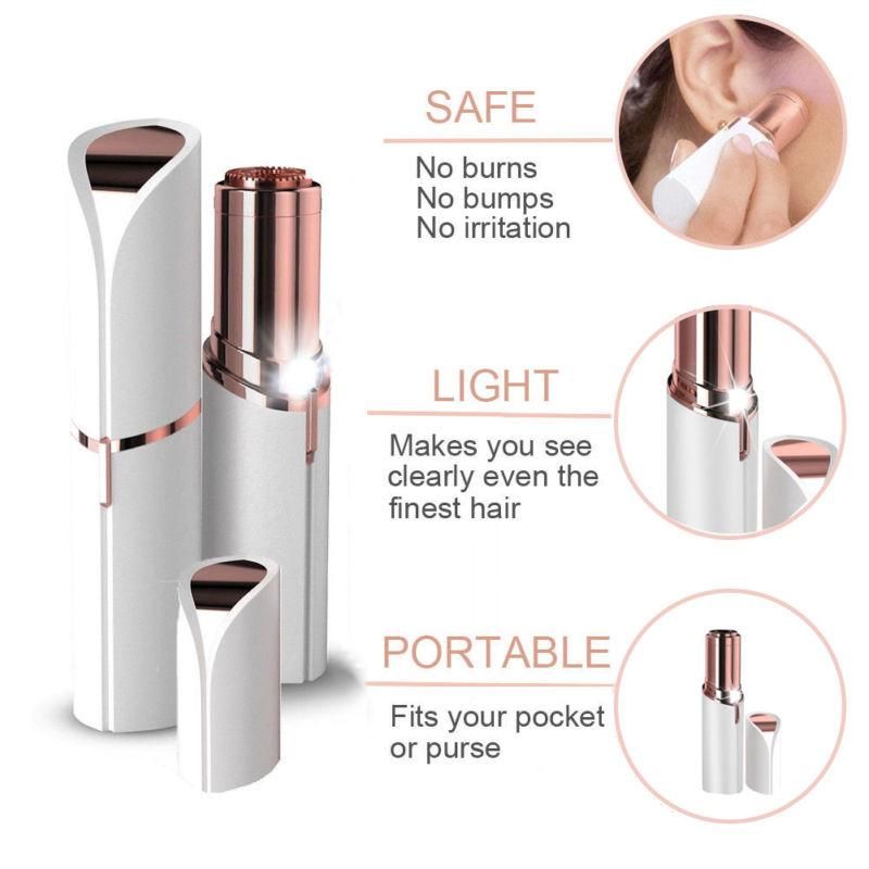 Portable Facial Hair Removal Cell Operated