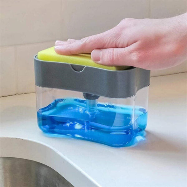 Liquid Soap Pump Dispenser Pump Plastic for Dishwasher Sponge Holder
