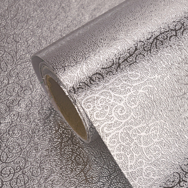 Self Adhesive Aluminum Foil Sheet for Kitchen (60x200cm)