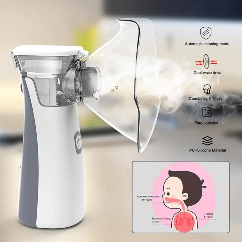 Portable Nebulizer For Asthma Rechargeable Inhaler Nebulizer Machine F ...