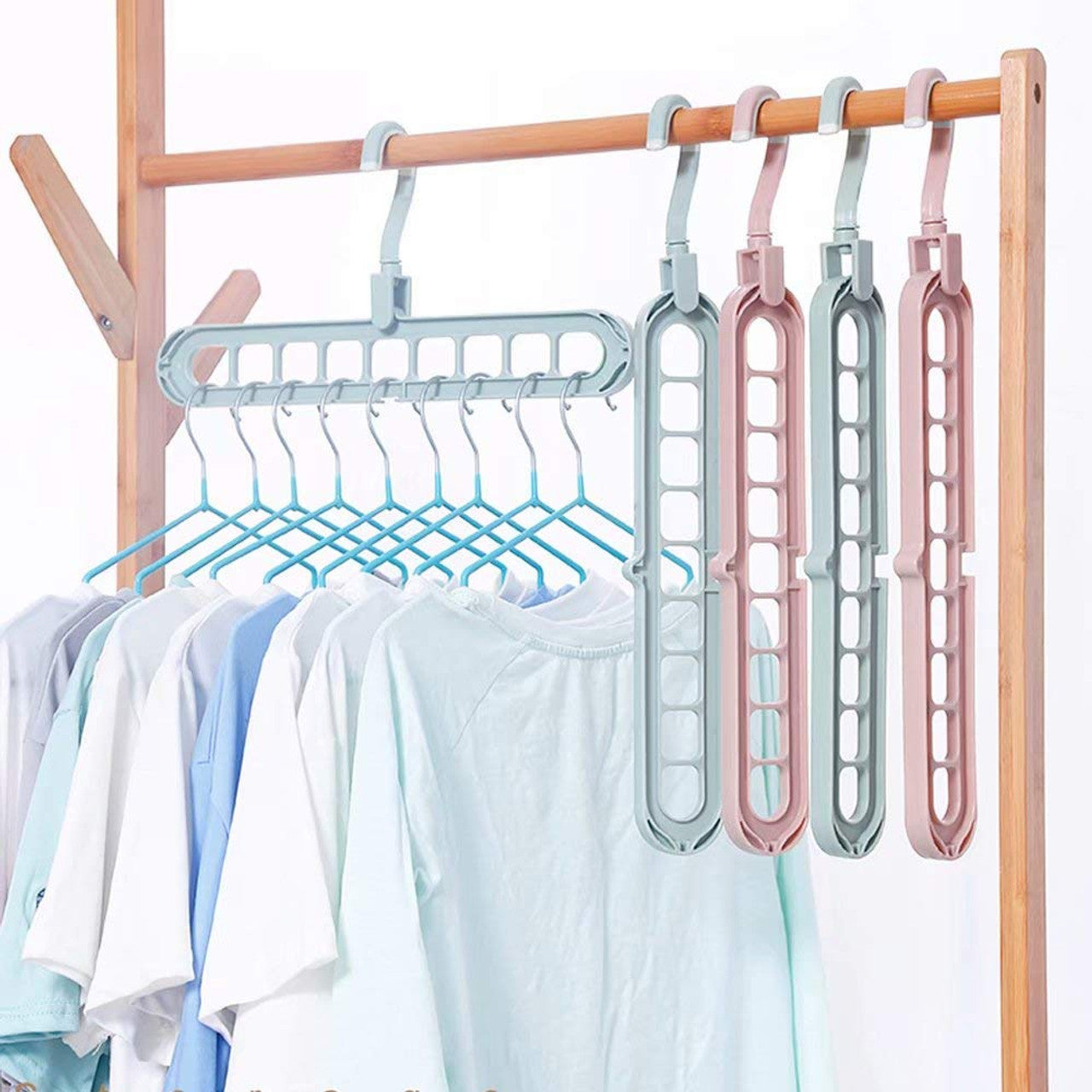 Space Saving Plastic Storage Clothes Hangers