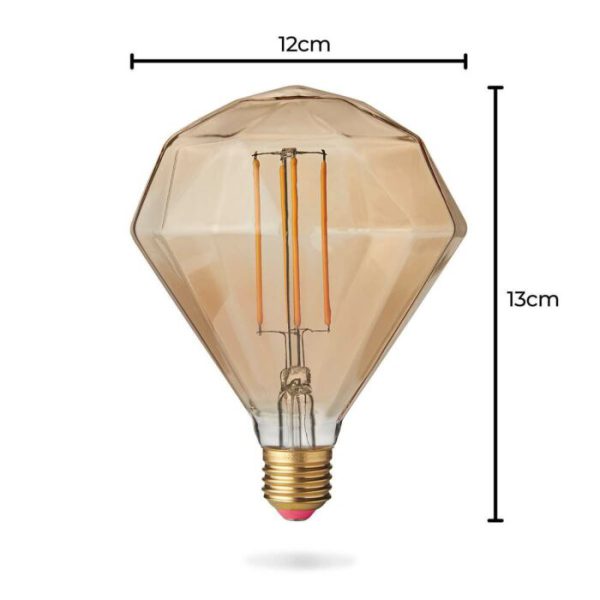 Vintage Style Diamond Festoon Bulb