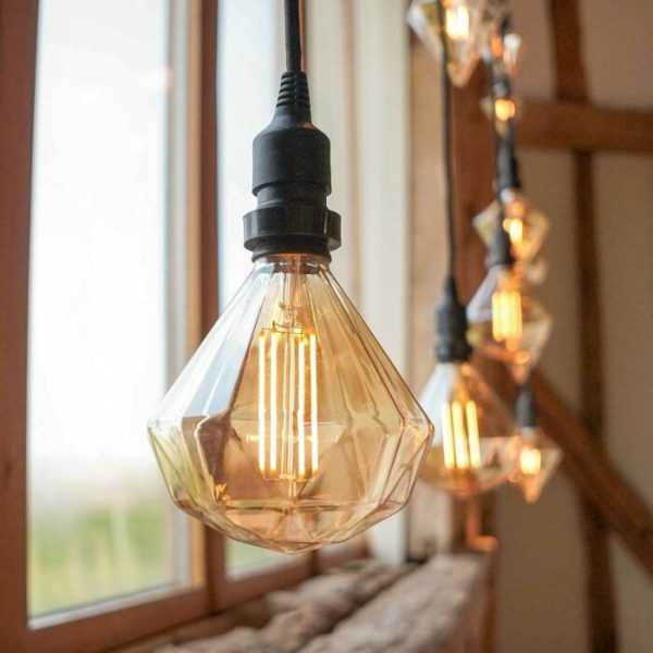 Vintage Style Diamond Festoon Bulb