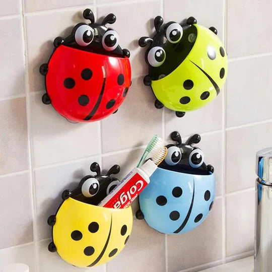 Lady Bug ToothBrush Holder( Pack of 2)