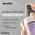 COSRX AHA/BHA Clarifying Treatment Toner | Gentle Exfoliating & Pore-Refining Korean Toner