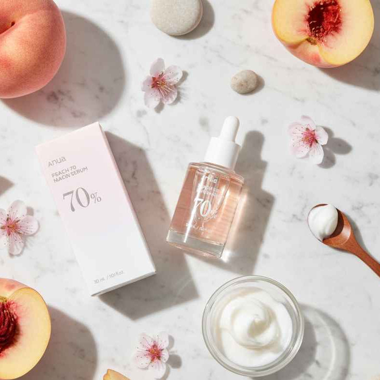 Anua Peach 70 Niacin Serum – Brightening, Hydrating Glass