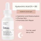 The Ordinary Hyaluronic Acid 2% + B5 – Hydrating Serum