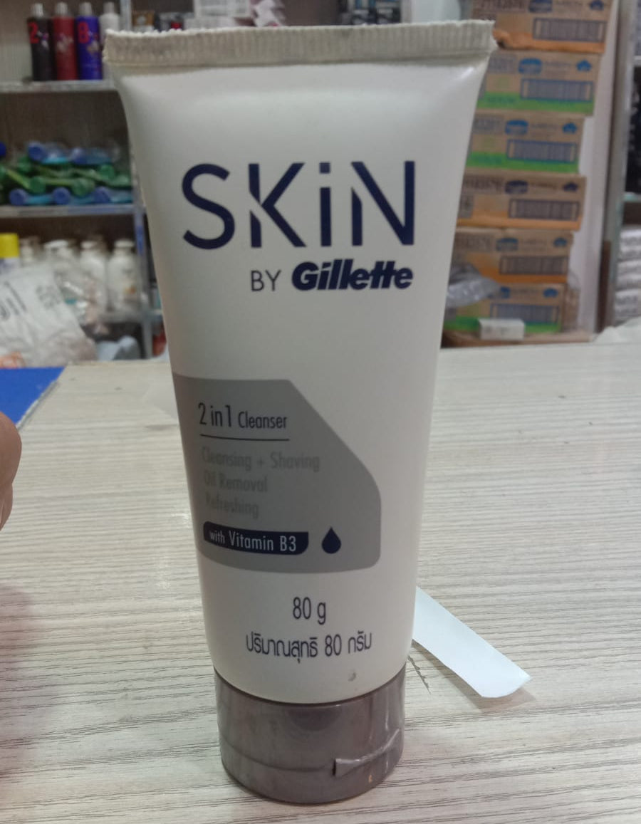 Skin By Gillette 2 in 1 Cleanser - 80g