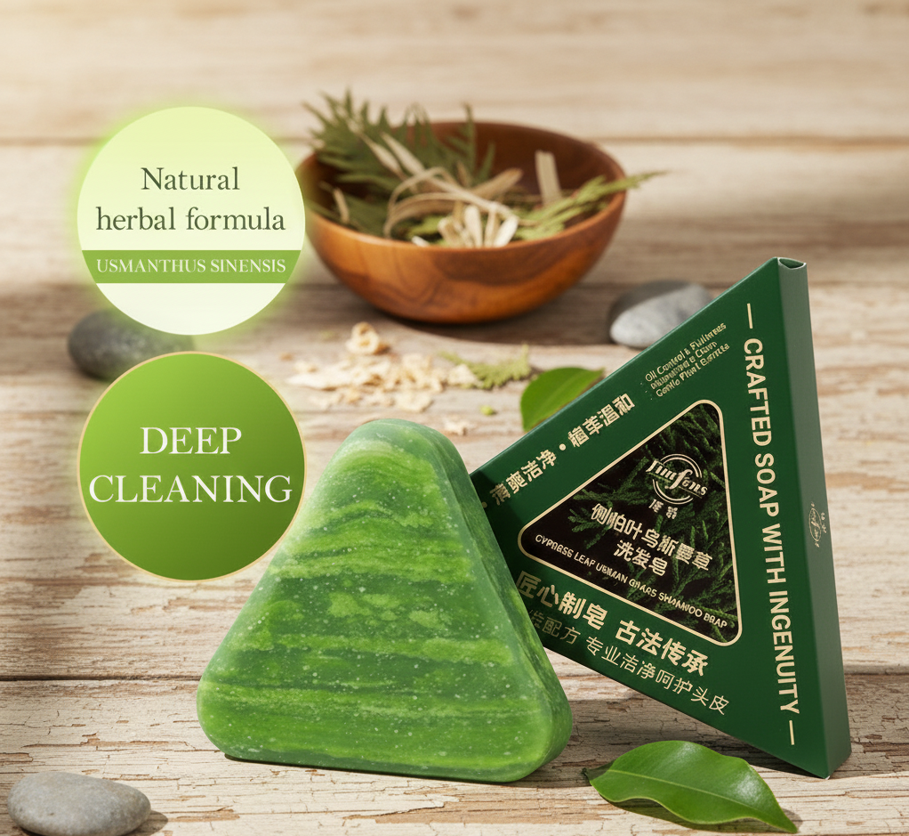 HerbalGlow Solid Shampoo Bar