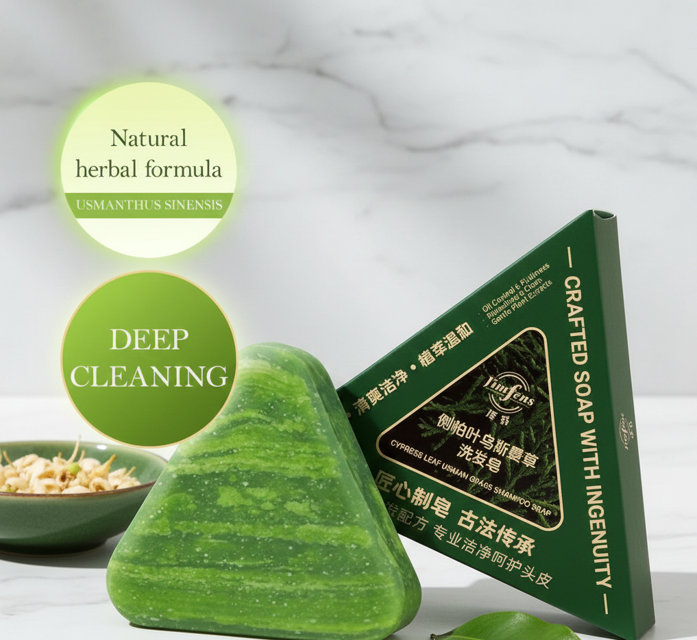 HerbalGlow Solid Shampoo Bar