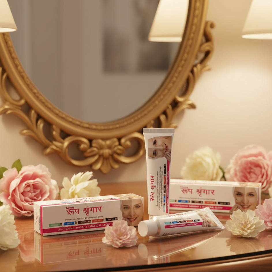 Roop Shingar Beauty Cream – 5 in 1 Lightning Radiance & Natural Glow Formula (Made in India)