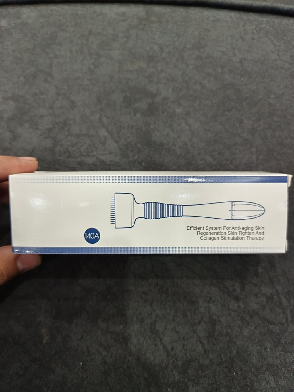 Professional Derma Stamp Adjustable 0–3mm – 140 Pin Titanium Micro Needling
