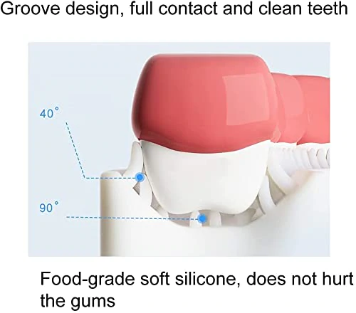 Silicone Baby U shaped Tooth Brush, Gum Protector Soft Toothbrush