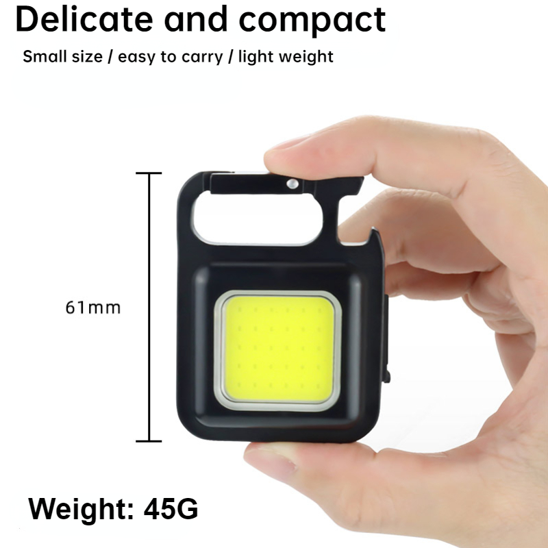 Cob Rechargeable Keychain Light