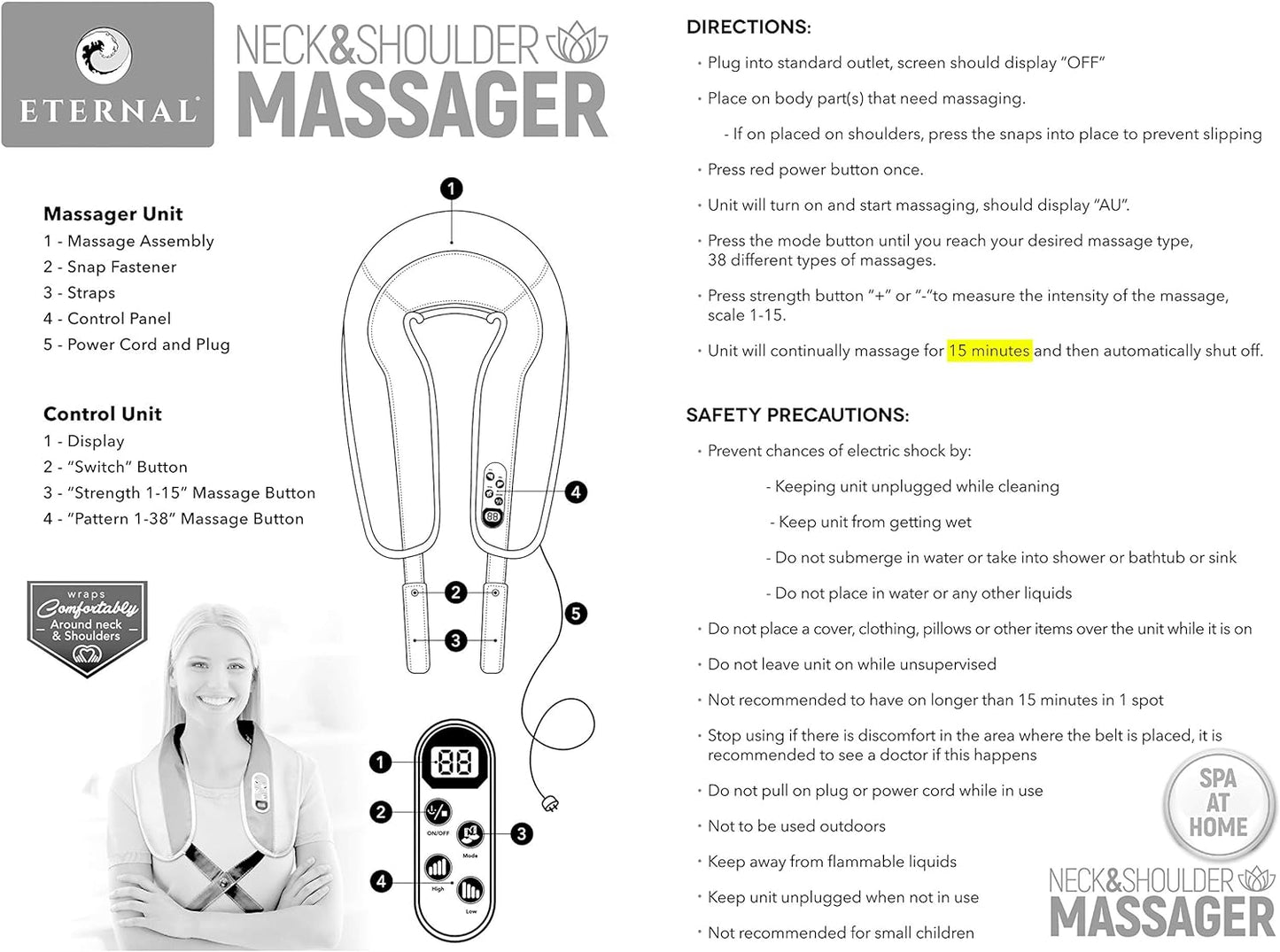 Eternal Living Neck Back and Cervical Massager