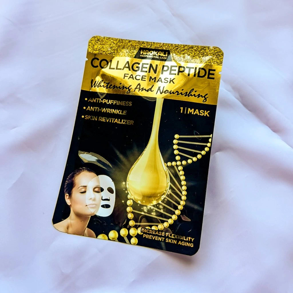 Rejuvenating face mask with collagen (packof 10)