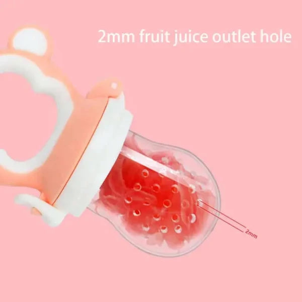 Bpa-free Monkey Shape Newborn Kids Pacifier Fresh Food Nibble Baby Pacifiers Feeder Silicone Fruit Pacifier