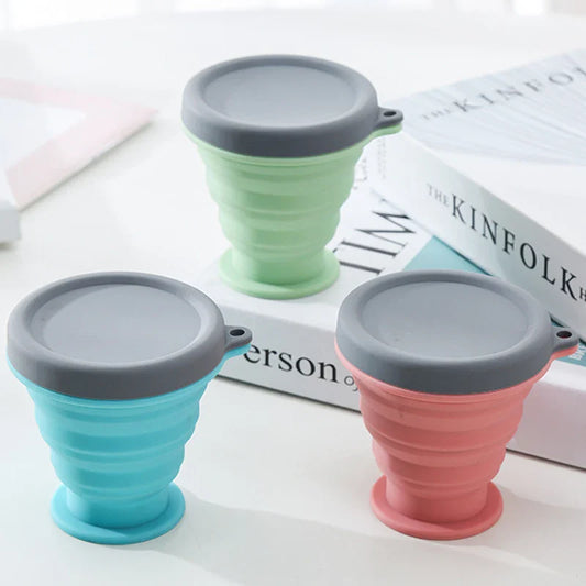 PORTABLE SILICONE FOLDABLE CUP FOR TRAVEL