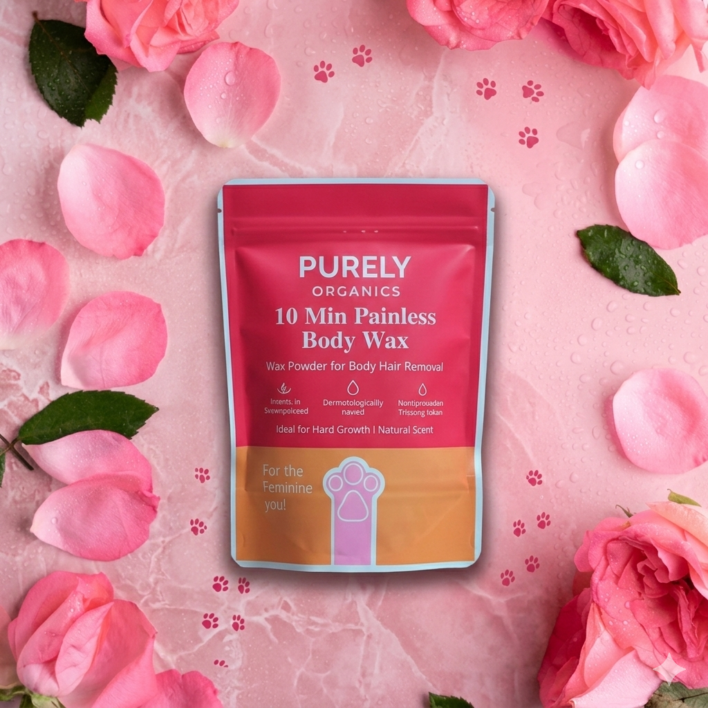 4-in-1 Rose Body Hair Removal Wax Powder Mask