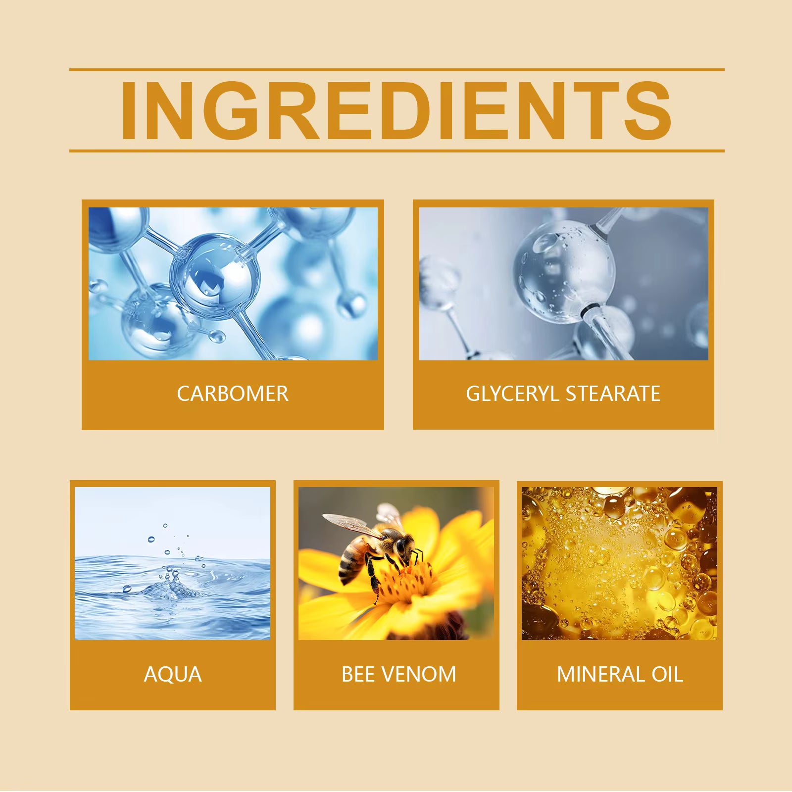 Bee Venom Cream for Finelines & Wrinkle