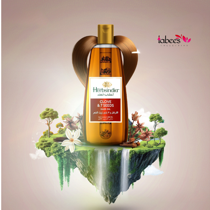 Onion & 7 Herbal Seeds Hair Oil With Nourish Tube