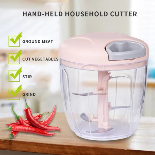 Manual Food Chopper Vegetable Slicer