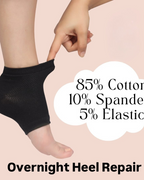Heel Moisturizing Socks, Softens and Prevents Cracked Heels, Exfoliating Heel Protectors
