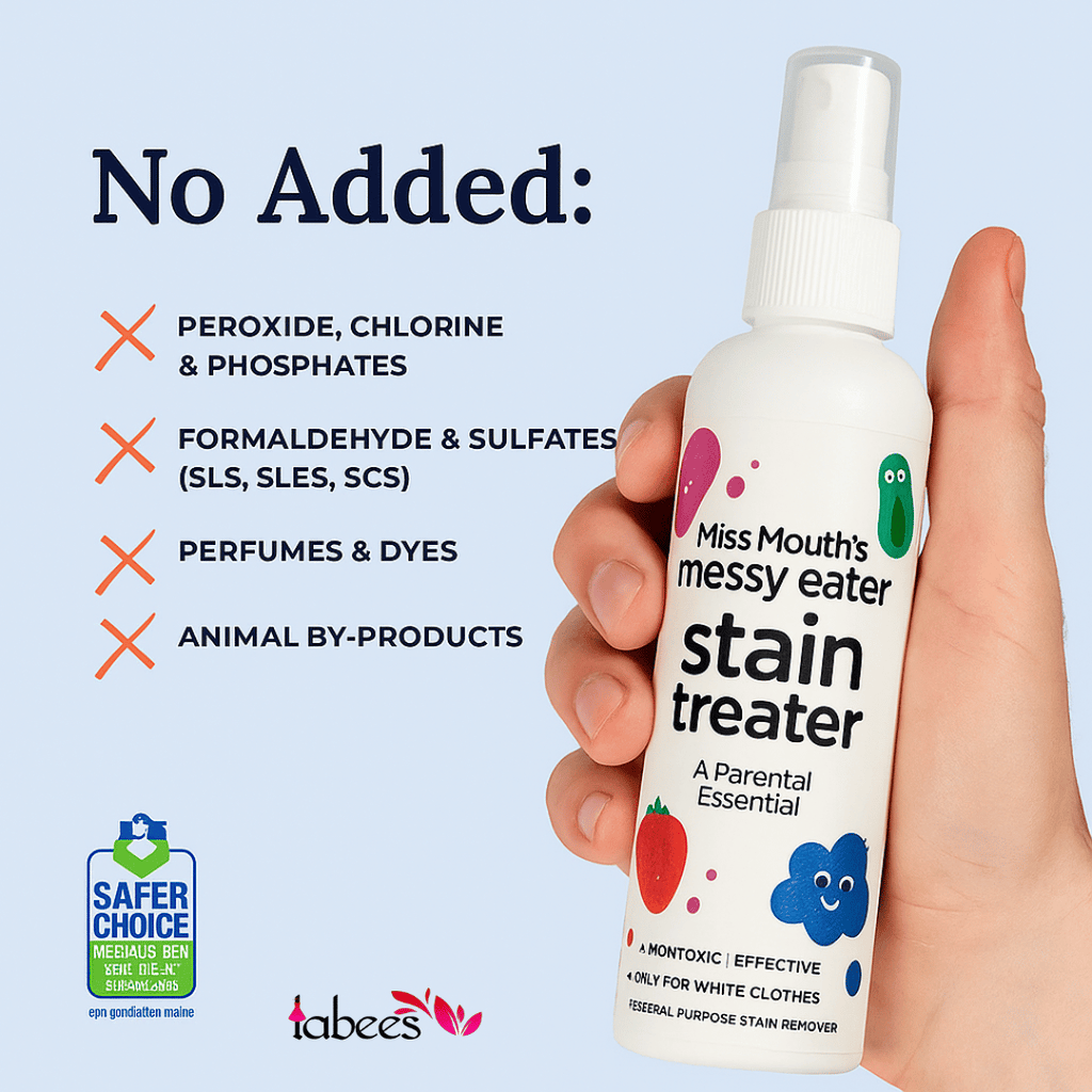 Miss MouthPK  Messy Eater Stain Treater