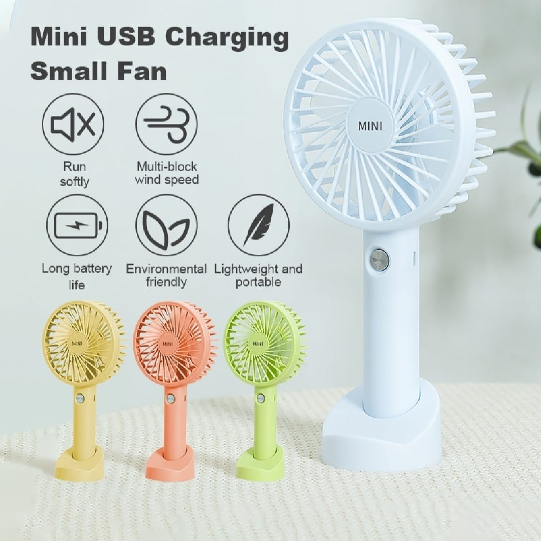 Mini Fan Portable Handheld Rechargeable