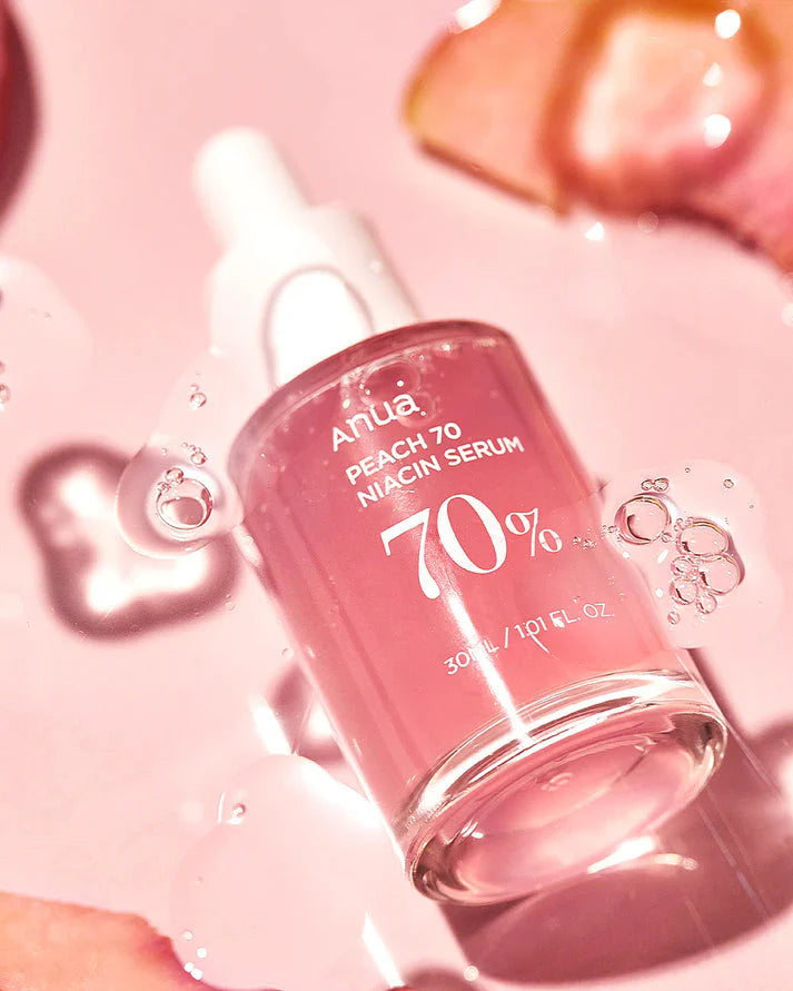 Anua Peach 70 Niacin Serum – Brightening, Hydrating Glass