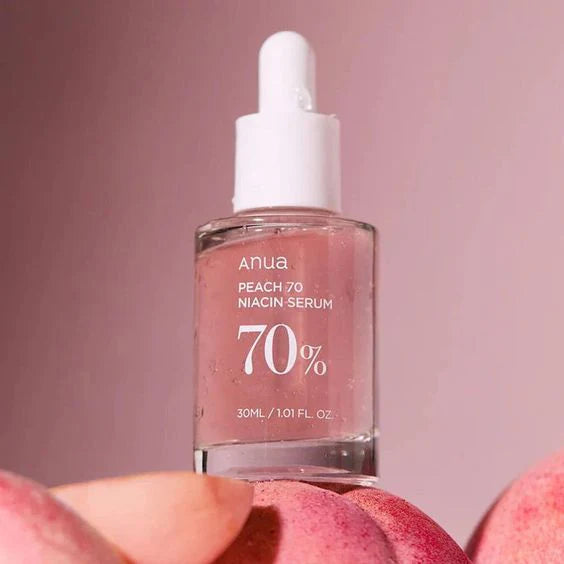 Anua Peach 70 Niacin Serum – Brightening, Hydrating Glass