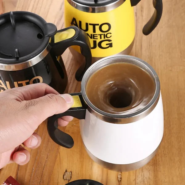 Auto Magnetic Mug 400ml Coffee Milk Mix Cups