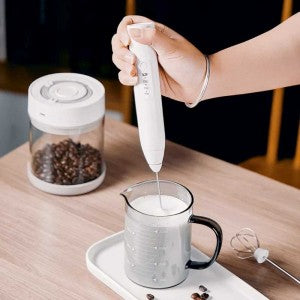 2 in 1 Rechargeable Handheld High Speed Coffee & Egg Beater