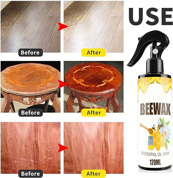 Natural Beeswax Spray, Polish and Cleaner for Wood | 🔥Buy 1 Get 1 Free