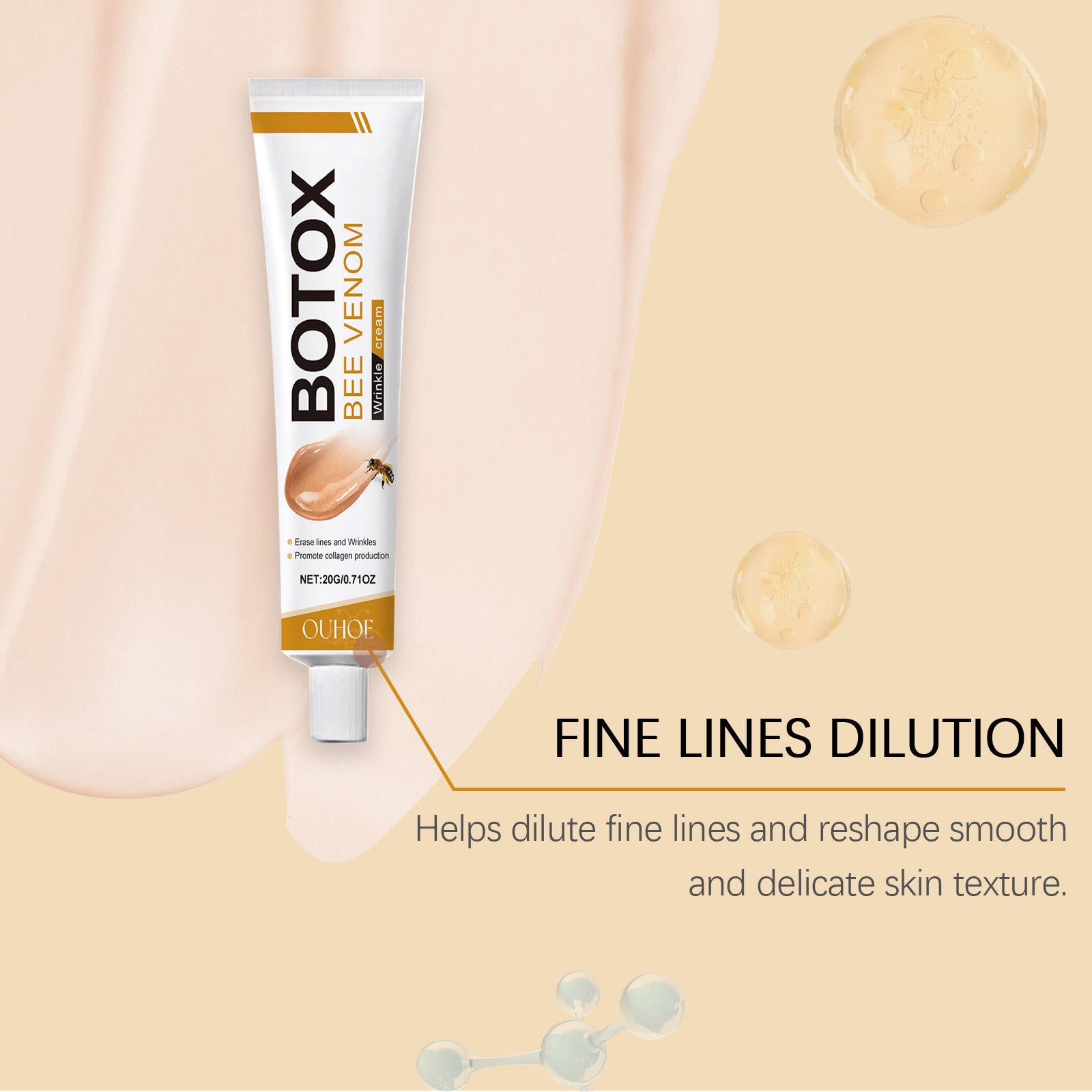 Bee Venom Cream for Finelines & Wrinkle