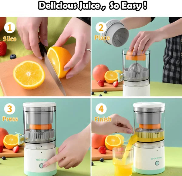 Portable Electric Citrus Juicer Rechargeable