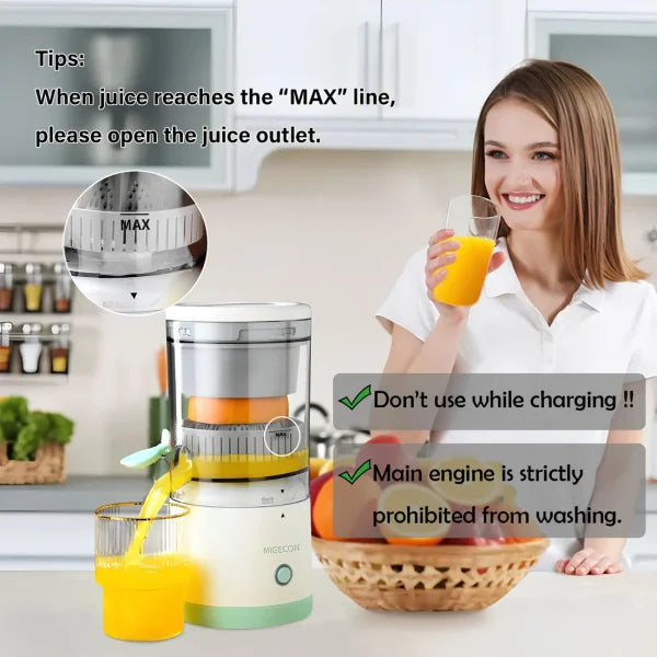 Portable Electric Citrus Juicer Rechargeable