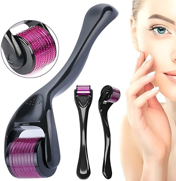 Combo Deal 1 Silicone Face Cleansing Brush + 1 Derma Roller