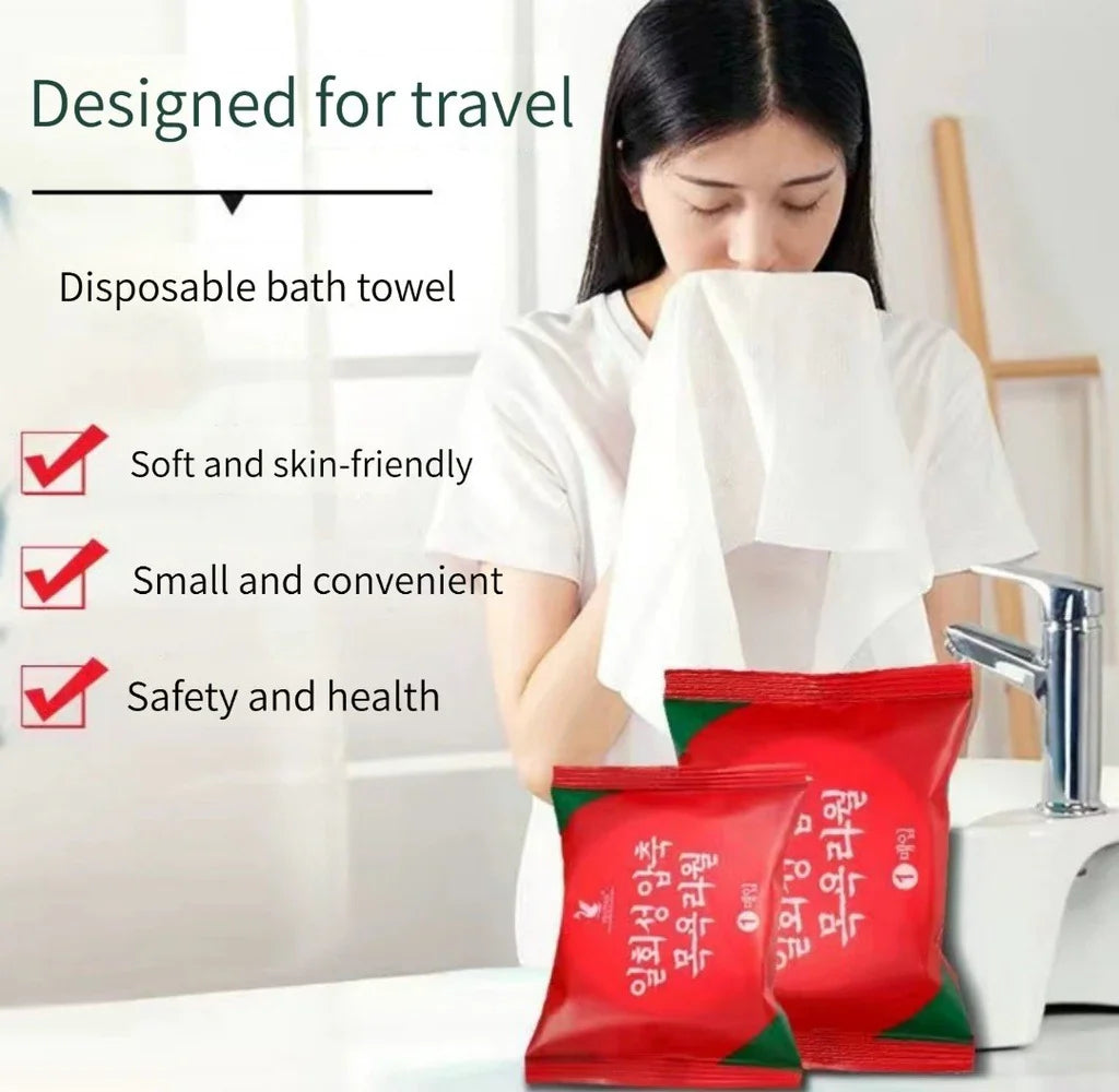 Disposable Compressed Bath Towels Large Size