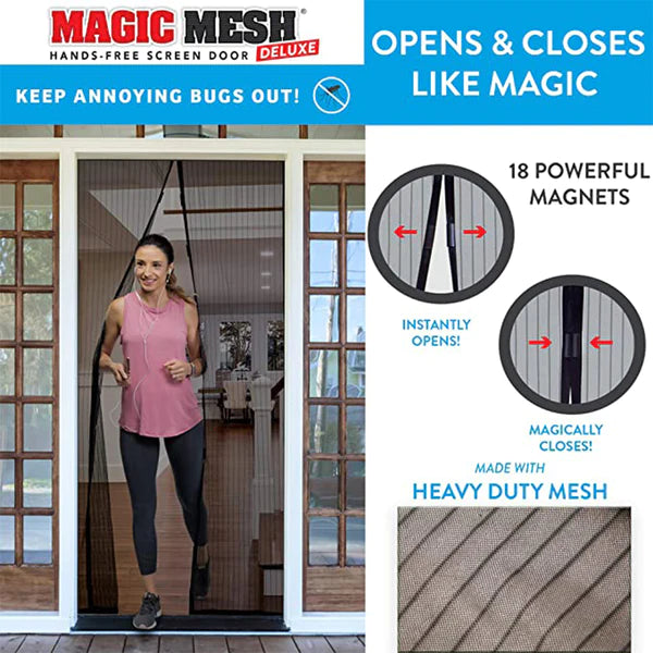 Magic Mesh Magnetic Screen Door