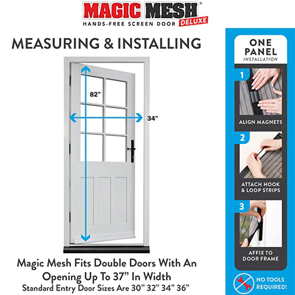 Magic Mesh Magnetic Screen Door