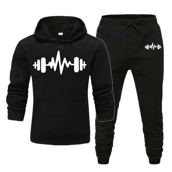 Dumble Style Printed Winter Hoodie Trouser Tracksuits For Mens