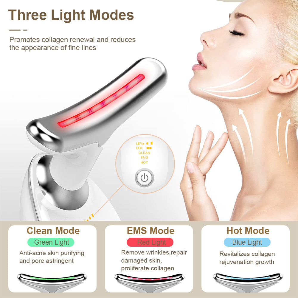 EMS Face Anti Wrinkle Neck Skin Tighten And Double Chin Remover